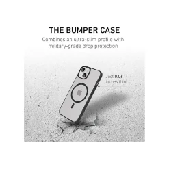 Cell Phone Cases<PEEL Bumper Series MagSafe Phone Case for iPhone 15 Case, Shock Absorbing, Black (I15_6.1_BUMPER_BLACK)