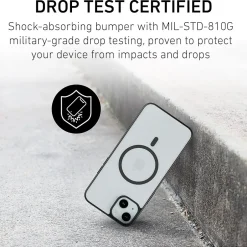 Cell Phone Cases<PEEL Bumper Series MagSafe Phone Case for iPhone 15 Plus Case, Shock Absorbing, Black (I15 PLUS BUMPER BLAC)