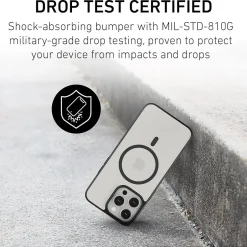 Cell Phone Cases<PEEL Bumper Series MagSafe Phone Case for iPhone 15 Pro Max Case, Shock Absorbing, Black (I15 PROMAX BUMPER BL)