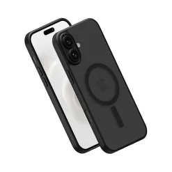 Cell Phone Cases<PEEL Bumper Series MagSafe Phone Case for iPhone 16 Plus Case, Shock Absorbing, Black (i16_PLS_BMP_BLK)