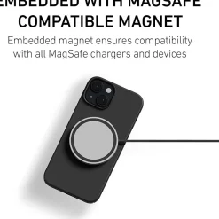 Cell Phone Cases<PEEL Magnetic MagSafe Phone Case for iPhone 15, Black (I15 6.1 MAGSAFE BLAC)