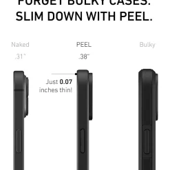 Cell Phone Cases<PEEL Magnetic MagSafe Phone Case for iPhone 15, Black (I15 6.1 MAGSAFE BLAC)