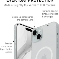 Cell Phone Cases<PEEL Magnetic MagSafe Phone Case for iPhone 15 Plus, Clear (I15 PLUS MAGSAFE CLE)