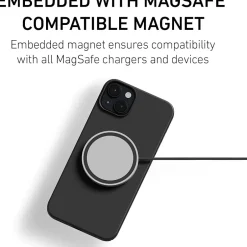 Cell Phone Cases<PEEL Magnetic MagSafe Phone Case for iPhone 15 Plus, Black (I15 PLUS MAGSAFE BLA)