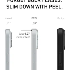 Cell Phone Cases<PEEL Magnetic Thin Series MagSafe Phone Case for iPhone 15 Case, Clear (I15 6.1 MAGSAFE CLEA)