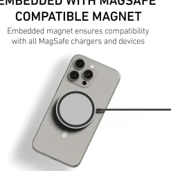 Cell Phone Cases<PEEL Magnetic Thin Series MagSafe Phone Case for iPhone 15 Pro Max Case, Clear (I15 PROMAX MAGSAFE C)