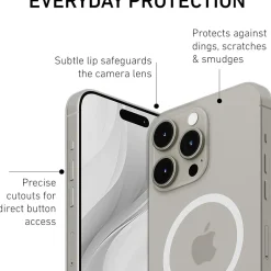 Cell Phone Cases<PEEL Magnetic Thin Series MagSafe Phone Case for iPhone 15 Pro Max Case, Clear (I15 PROMAX MAGSAFE C)