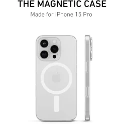 Cell Phone Cases<PEEL Magnetic Thin Series MagSafe Phone Case for iPhone 16 Pro Case, Clear (I16_PRO_MAG_CLR)