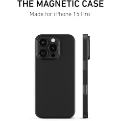Cell Phone Cases<PEEL Magnetic Thin Series MagSafe Phone Case for iPhone 16 Pro Case, Black (I16_PRO_MAG_BLK)