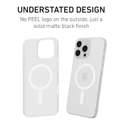 Cell Phone Cases<PEEL Magnetic Thin Series MagSafe Phone Case for iPhone 16 Pro Max Case, Clear (I16_PMX_MAG_CLR)