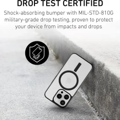 Cell Phone Cases<PEEL MagSafe Bumper Phone Case for iPhone 16 Pro, Shock Absorbing, Black (i16_PRO_BMP_BLK)