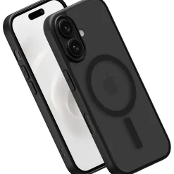 Cell Phone Cases<PEEL MagSafe Bumper Phone Case for iPhone 16, Shock Absorbing, Black (I16_STD_BMP_BLK)