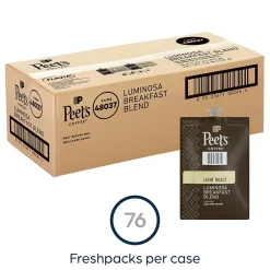 Keurig K-Cups<Peet's Coffee Colombia Luminosa Coffee Flavia Freshpack, Light Roast, 76/Carton (LPC00264)