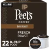 Keurig K-Cups<Peet's Coffee French Roast Coffee Keurig® K-Cup® Pods, Dark Roast, 22/Box (6545XX)