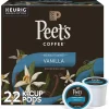 Keurig K-Cups<Peet's Coffee Vanilla Coffee, Keurig K-Cup Pod, Light Roast, 22/Box (5000376697)