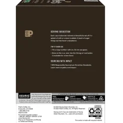 Keurig K-Cups<Peet's Coffee Vanilla Coffee, Keurig K-Cup Pod, Light Roast, 88/Carton (5000376697CT)