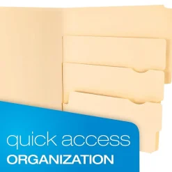 Pendaflex Divide It Up® File Folders, Letter Size, Manila, 12/Pack (10771) Online