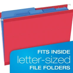 Pendaflex Divide It Up 4-Tab File Folder, Letter Size, Multicolor, 24/Pack (10772) Online