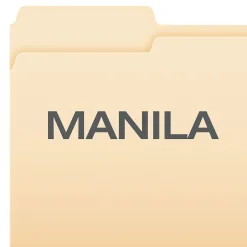 Pendaflex Double Stuff® 3-Tab File Folder, Letter Size, , 50/Box (ESS54459) Manila Online