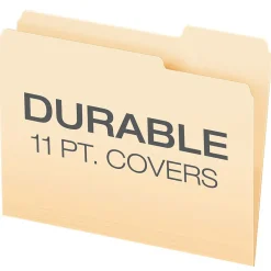 Pendaflex Double Stuff® 3-Tab File Folder, Letter Size, , 50/Box (ESS54459) Manila Online
