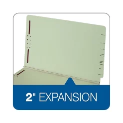 Pendaflex End Tab File Folder, Straight-Cut, Legal Size, Light Green, 25/Box, 4 Boxes/Carton (47715GW) Clearance