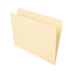 Pendaflex Essentials File Folder, Straight Cut, Letter Size, Manila, 100/Box (752) Clearance