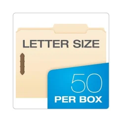 Pendaflex File Folder, 2/5-Cut Tab, Letter Size, Manila, 50/Box (24580) Sale