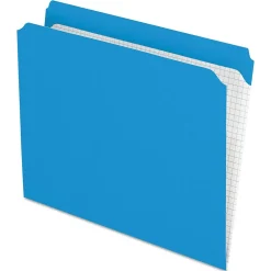 Pendaflex File Folder, Straight Cut, Letter Size, Blue, 100/Box (PFX R152 BLU) Outlet
