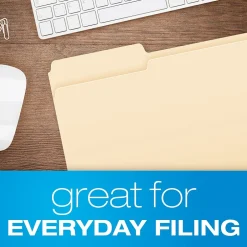 Pendaflex File Folder, 1-Tab, Legal Size, Manila, 100/Box (753 1/3-1) Outlet