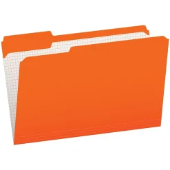 Pendaflex File Folder, 1-Tab, Legal Size, Orange, 100/Box (R153 1/3 ORA) Sale