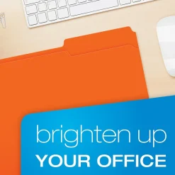 Pendaflex File Folder, 1-Tab, Legal Size, Orange, 100/Box (R153 1/3 ORA) Sale
