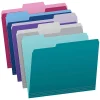 Pendaflex File Folder, 1-Tab, Letter Size, Assorted, 100/Box (02315) Online