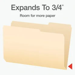 Pendaflex File Folder, 1-Tab, Legal Size, Manila, 100/Box (1006983) Discount