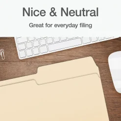 Pendaflex File Folder, 1-Tab, Legal Size, Manila, 100/Box (1006983) Discount