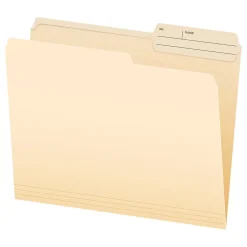 Pendaflex File Folder, 1-Tab, Letter Size, Manila, 100/Box (1007078) Hot