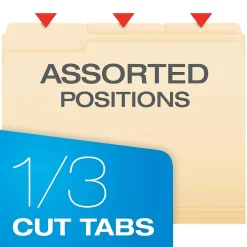 Pendaflex Filing Combo Kit, 3/4" Expansion, 1/5-Cut Tab, Letter, Green/Manila (99200EE) Hot