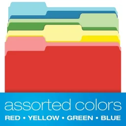 Pendaflex Hanging File Folder Combo Kit, Letter Size, Assorted Color, 25 Folders with Tabs, 50 File Folders (99199) Hot