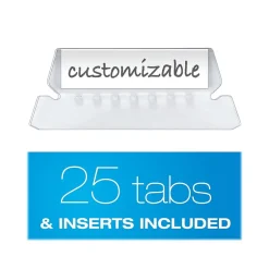 Pendaflex Hanging File Folder, 1/5-Cut Tab, Letter Size, Black, 25/Box (PFX81605) Clearance