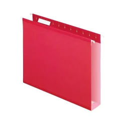 Pendaflex Hanging File Folders, 2" Expansion, Letter Size, , 25/Box (PFX 04152x2 ) Red Sale