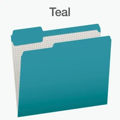 Pendaflex Heavy Duty File Folder, 1/3-Cut Tab, Letter Size, 100/Box (1006995) New