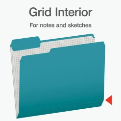 Pendaflex Heavy Duty File Folder, 1/3-Cut Tab, Letter Size, 100/Box (1006995) New