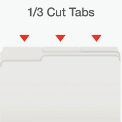 Pendaflex Heavy Duty File Folder, 1/3-Cut Tab, Legal Size, 100/Box (1007034) Sale