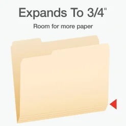 Pendaflex Heavy Duty File Folder, 1/3-Cut Tab, Letter Size, 100/Box (1007080) Hot