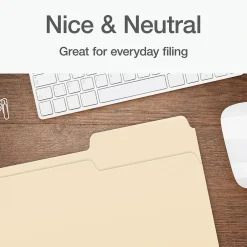 Pendaflex Heavy Duty File Folder, 1/3-Cut Tab, Letter Size, 100/Box (1007080) Hot