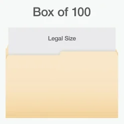 Pendaflex Heavy Duty File Folder, 1-Tab, Legal Size, 100/Box (1007052) Best