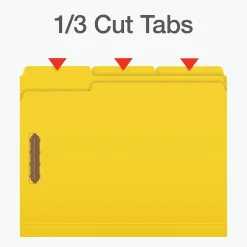 Pendaflex Heavy Duty File Folder, 1-Tab, Letter Size, Assorted, 50/Box (1006957) New