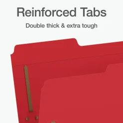 Pendaflex Heavy Duty File Folder, 1-Tab, Letter Size, Assorted, 50/Box (1006957) New