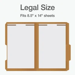 Pendaflex Heavy Duty File Folder, 1-Tab, Legal Size, Brown Kraft, 50/Box (1007044) Best