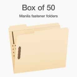 Pendaflex Heavy Duty File Folder, 1-Tab, Letter Size, Manila, 50/Box (1006994) Sale