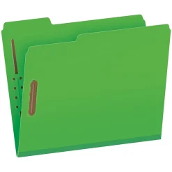 Pendaflex Pressboard Fastener Folders, 1/3-Cut Tab, Letter Size, Dark Green, 25/BX (15938GW) Hot